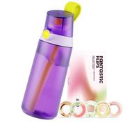air up Gourde Click Squid Purple - Pack de démarrage avec 5 capsules de goût | Bouteille 600 ml sans sucre, passe au lave-vaisselle, sans BPA