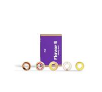 air up® Lot de 5 dosettes parfumées Flavor 5 pour 25 litres d'eau au goût sans sucre : kola, pastèque, orange, pomme et ananas I pour bouteilles Air up® d'origine