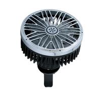 Air Vent Clip Fan - Adjustable Cooling | Low noise lighted automotive blower for hot days, fast air circulation for SUV caravan minivan trucks, compact dashboard vent tool.