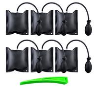 Air Wedge Pump, 6 Pièces Coussin Gonflable Avec Outils De Coin, Coussin D'air De Levage Pour L'installation De Portes Et Fenêtres