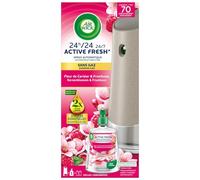 AIR WI. - Diffuseur Automatique Jasmin Active Fresh, Parfum Frais et Floral, Kit Complet avec Recharge - Lot de 2 - vendu par Lot