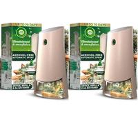 Air Wick Active Fresh Lot de 2 diffuseurs automatiques en spray + recharge bois de santal et flocons de neige 228 ml
