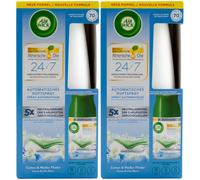 Air Wick Automatique Vaporisateurs Parfumés Coton & Blanc Lilas 2 X Démarreur