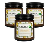 Air Wick Botanica Bougie Parfumée Ananas Frais & Romarin Tunisien Pack De 3 205G