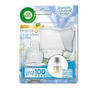 Air Wick Désodorisant électrique à brancher aux huiles essentielles Lin et lilas 19 ml