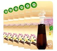 Air Wick Desodorisant Essential Mist Recharge Vanille 20ml, Lot de 6
