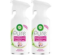 Air Wick Désodorisant Maison Aérosol Pure fleur de lotus- Désodorisant 250 ml (Lot de 2)