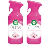 Air Wick Desodorisant Maison Aérosol Pure Fleurs de Cerisier d'Asie 250 ml (Lot de 2)