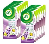 Air Wick - Désodorisant Maison Continu 2 in 1 Stick'Up Lavande - 2 pièces, Lot de 12