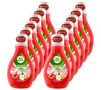 Air Wick Desodorisant Maison Continu Mèche Active Framboisier en Fleurs, Lot de 12