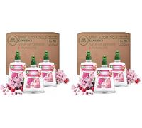 Air Wick Désodorisant Maison Spray | Air Wick Désodorisant Maison Active Fresh, 6 recharges Fleur de Cerisier & Framboise