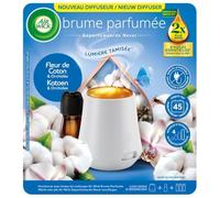 Air Wick Diffuseur Brume Parfumée désodorisant Huiles essentielles Coton
