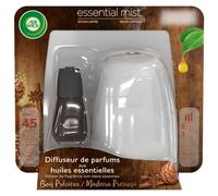 Air Wick Diffuseur d'Huiles Essentielles Essential Mist Edition Limitée + 1 Recharge Bois Précieux 20 ml