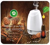 Air Wick Diffuseur d'Huiles Essentielles Essential Mist Edition Limitée + 1 Recharge Bois Précieux 20 ml