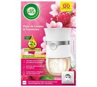 AIR WICK Diffuseur Electrique désodorisant Huiles essentielles Fleur de Cerisier & Framboise