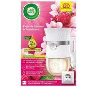 Airwick Diffuseur électrique désodorisant Huiles essentielles +1 recharge Fleur de Cerisier&Framboise