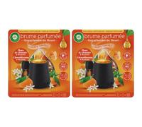 Air Wick Diffuseur Huiles essentielles Brume Parfumée Fleurs de Citronnier & Mandarine - Diffuseur + 1 Recharge