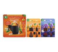 AIR WICK Diffuseur lumineux Fleur de Citronnier 20ml + 4 Recharges: 2xFleur de Citronnier + 2xLavande et Eucalyptus