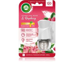 Air Wick Electric Sparkling Rose & Raspberry diffuseur électrique de parfum d'ambiance avec recharge 19 ml