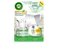 Air Wick Électrique Appareil et Recharge de Désodorisant Automatique Électrique Essence pour Maison Parfumée White Bouquet - 1 Appareil et 1 Recharge
