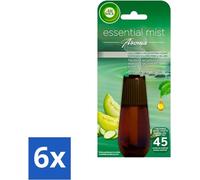 Air Wick Essential Mist - Recharge - Concombre & Melon - 20 ml - Pack avantage - 6 pièces