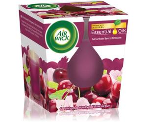 Air Wick Essential Oil Mountain Berry Blossom bougie parfumée 105 g