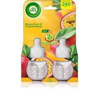Air Wick Essential Oils Passion Fruit & Tropical Mango recharge de diffuseur électrique 2x19 ml