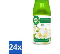 Air Wick Freshmatic - Diffuseur de parfum - Recharge automatique de spray - Jasmin et fleurs blanches - 250 ml - Pack avantage - 24 pièces