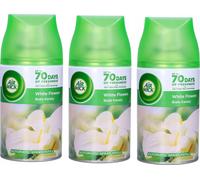 Air Wick Freshmatic Fleurs blanches Diffuseur de parfum pour distributeurs automatiques 3 x 250ml