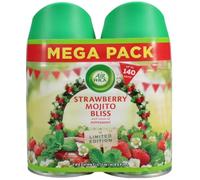 Air Wick Freshmatic Lot de 2 recharges pour vaporisateur automatique Fraise Mojito Bliss 250 ml