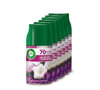 Air Wick Freshmatic Lot de 6 recharges de désodorisant en spray automatique, parfum Lys de lune et satin de soie, 1500 ml