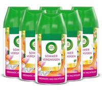 Air Wick Freshmatic Max Désodorisant automatique - Recharge - Le plaisir estival - Fleurs blanches - Melon - Vanille - Lot de 6
