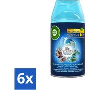 Air Wick Freshmatic - Recharge de désodorisant - Life Scents Oasis turquoise - 250 ml - Pack avantage - 6 pièces
