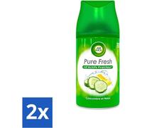 Air Wick Freshmatic - Recharge de désodorisant - Pure Fresh Concombre - 250 ml - Pack avantage - 2 pièces
