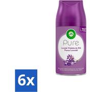 Air Wick Freshmatic - Recharge de désodorisant - Pure Fresh Lavande - 250 ml - Pack avantage - 6 pièces