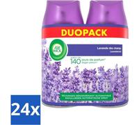 Air Wick Freshmatic - Recharge de désodorisant - Pure Fresh Lavande - Bundle - 2 x 250 ml - Pack avantage - 24 pièces
