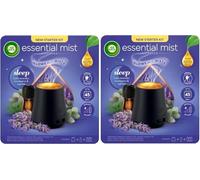 Air Wick Lot de 2 brumisateurs d'huiles essentielles, diffuseur et recharge - Sommeil (lavande/eucalyptus/cyprès)