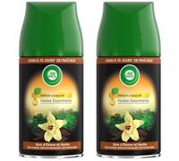 AIR WICK Lot de 2 Desodorisants Maison Recharge FreshMatic Bois ET Vanille 250ml