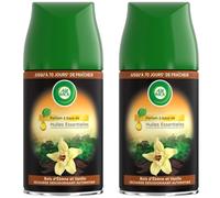 AIR WICK Lot de 2 Desodorisants Maison Recharge FreshMatic Bois & Vanille 250ml