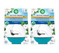 Air Wick Diffuseur continu Active Fresh Coton – Flacon de 75 ml