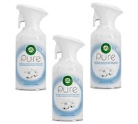 AIR WICK Lot de 3 Pures Coton Aérosol de 250 ml