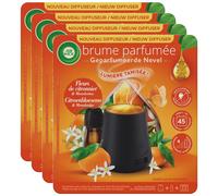 Air Wick Lot De 4 Diffuseurs Huiles Essentielles Brume Parfum¿E Citronnier Diffuseur + 1 Recharge