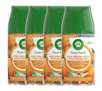 AIR WICK Lot de 4 Recharges Freshmatic Pure Fresh Plaisir d'Agrume et Zeste de Mandarine - 250 ml