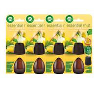 Air Wick Lot De 4 Recharges Parfum Essential Mist Thym Citron/Romarin 20 Ml