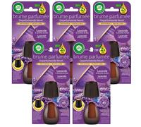 Air Wick Lot de 5 Recharges Diffuseur désodorisant d’Huiles Essentielles Brume Parfumée Lavande et Jacinthes des Bois