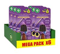 Air Wick Lot de 6 Recharges Diffuseur désodorisant d’Huiles Essentielles Brume Parfumée Lavande et Jacinthes des Bois