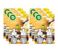 AIR WICK Lot de 6 Recharges Diffuseur désodorisant Electrique Huiles essentielles Vanille Duopack