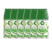 AIR WICK Lot de 6 Recharges d'sodorisant Freshmatic Pure Fresh Jasmin - 250 ml