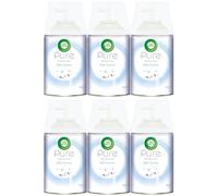 Air Wick Lot de 6 recharges en spray pour désodorisant automatique Parfum coton frais 250 ml