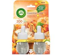Air Wick Pumpkin Spice & Everything Nice Lot de 2 recharges électriques à brancher 2 x 19 ml | Lot de 1 | Infusé avec des huiles essentielles naturelles